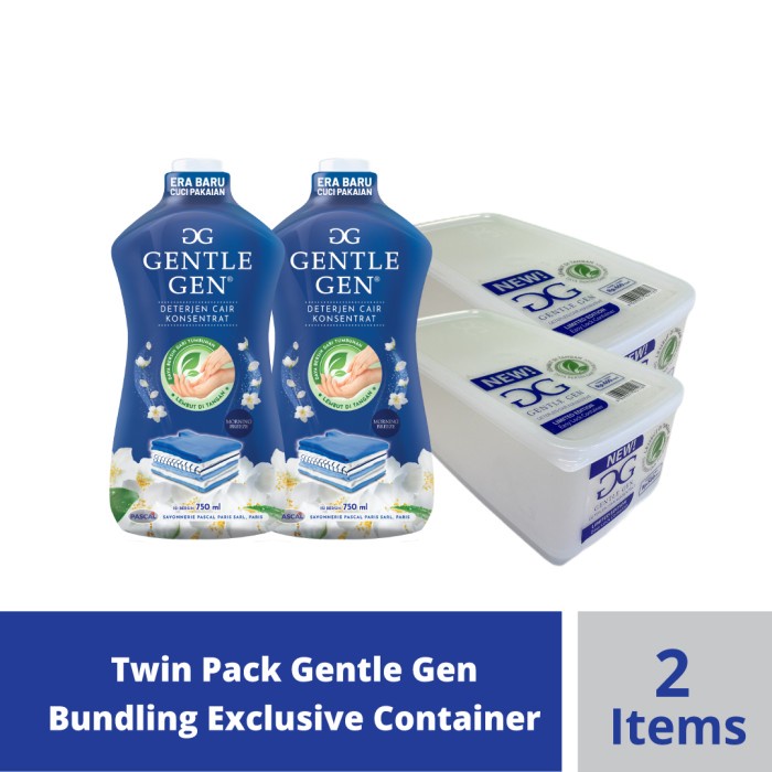 Stok Terakhir Twin Pack Gentle Gen Bundling Exclusive Container Berkualitas