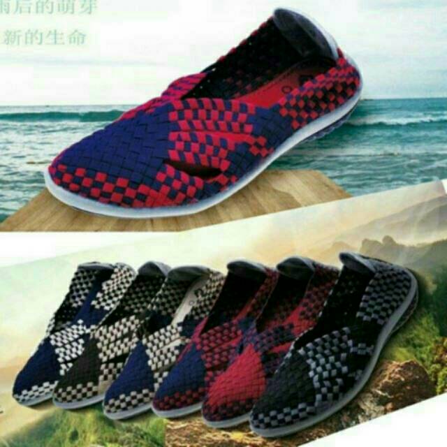 Sepatu Rajut Anyaman OGGO 915 flat
