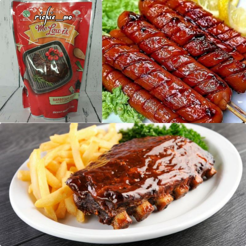 

Saus/ Saos bbq/ Barbeque 1 Kg MC Lewis Barbeque Sauce 1 Kg