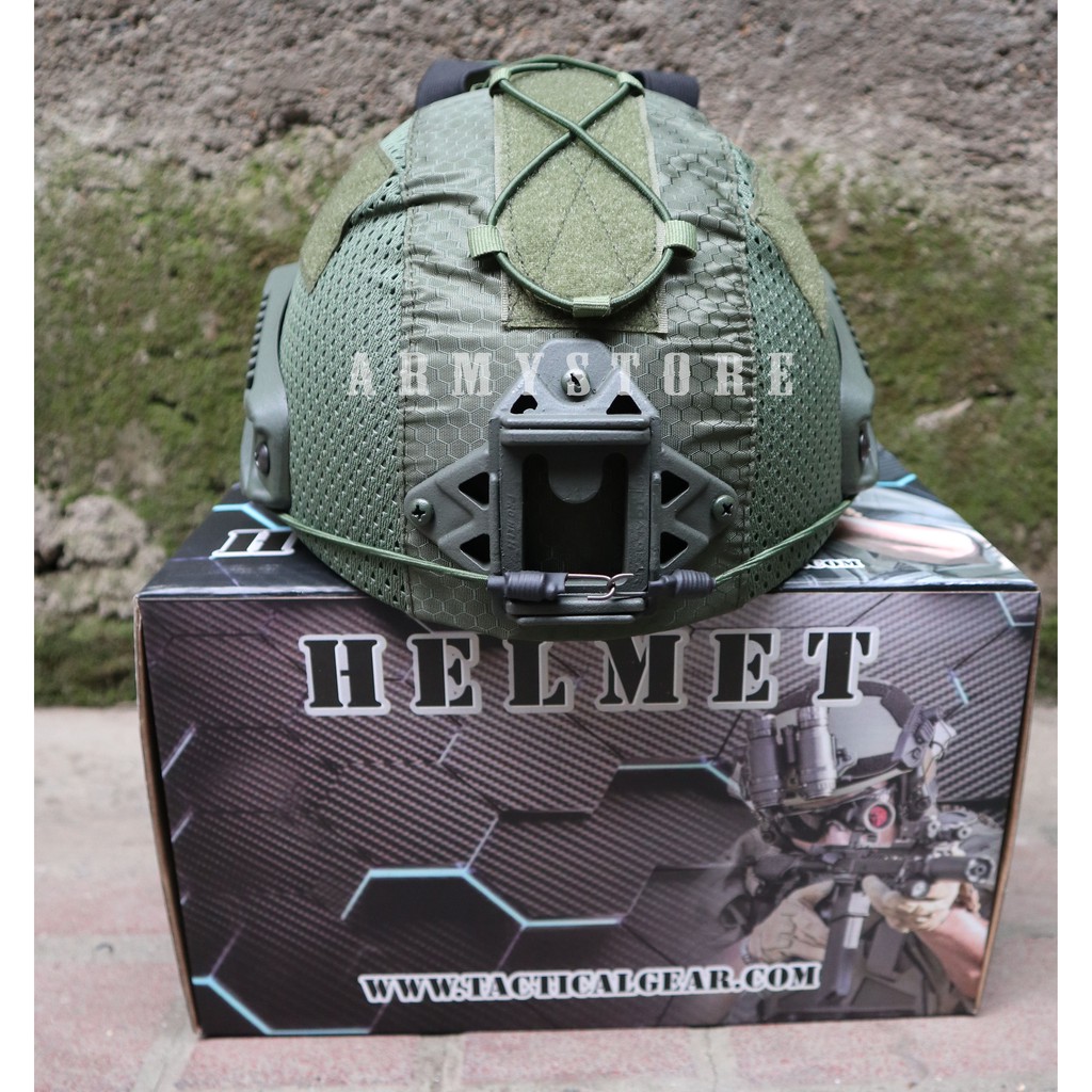 BP helm tactical mich 2001 hitam full cover