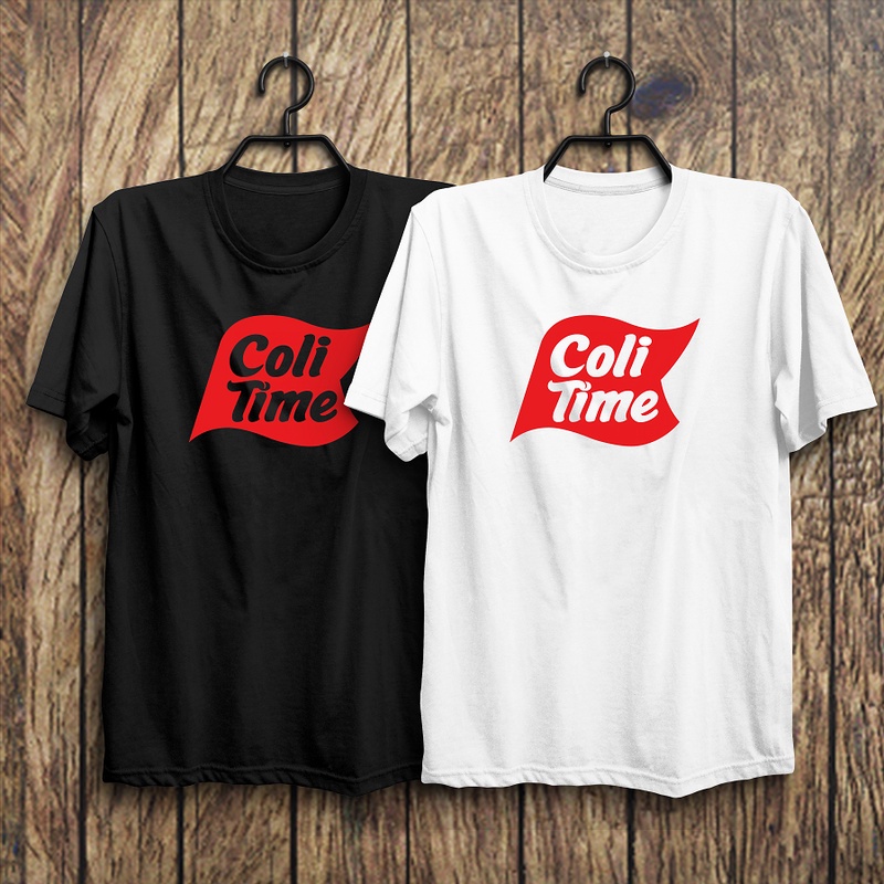 Kaos Baju Plesetan Parodi Brand Coli Time