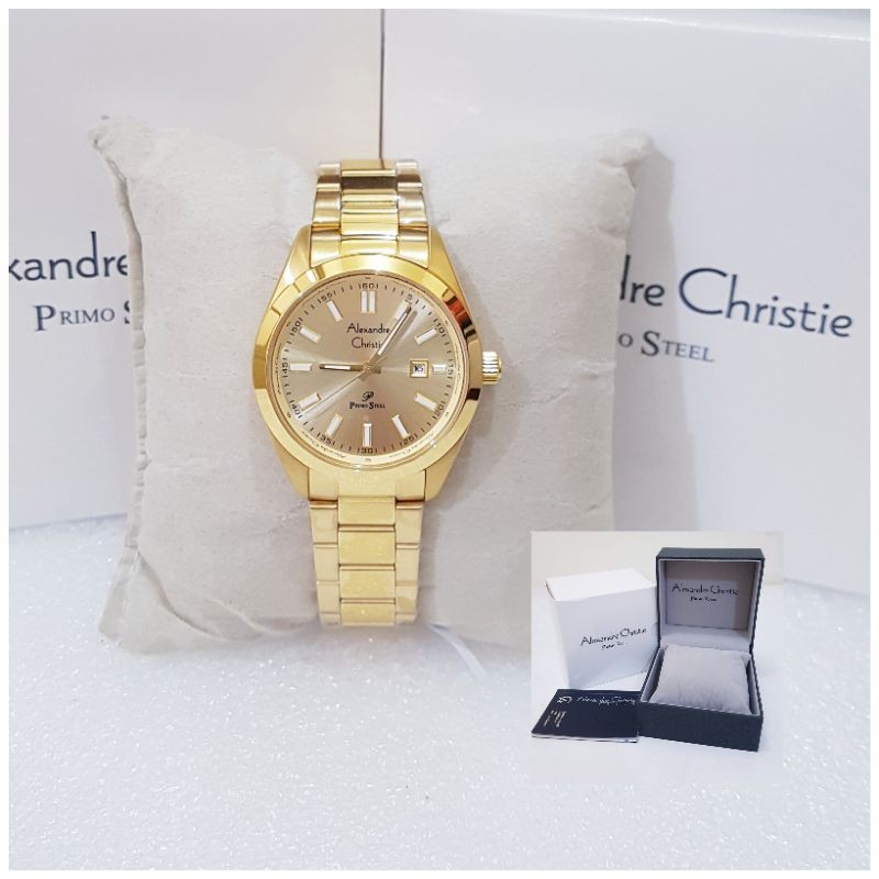 ALEXANDRE CHRISTIE WANITA AC 1021 GOLD ORIGINAL