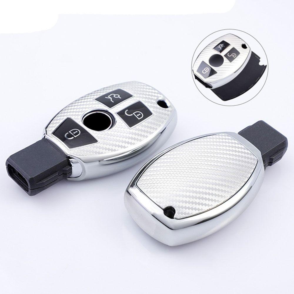 Populer Remote Key Case New Skin Protector Key Fob Cover Untuk Mercedes-Benz AMGACES