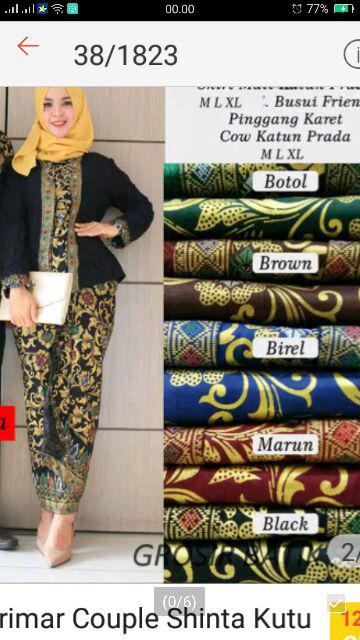 Maura Couple - Sania Ruffle Batik Couple Ori Ndoro Jowi Garansi Termurah Shopee -liana Pari Putih