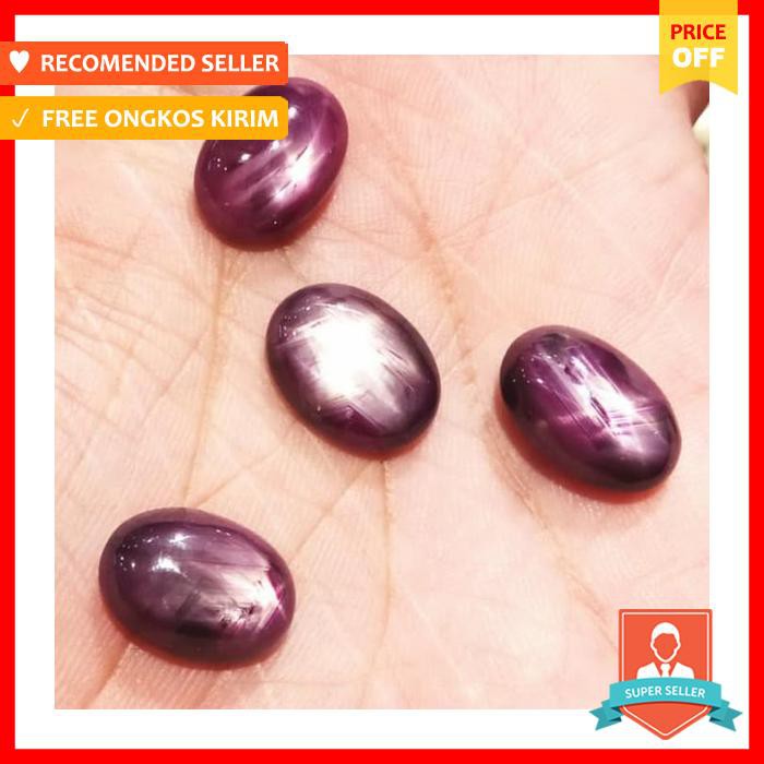 BATU AKIK PERMATA NATURAL RUBY STAR CORUNDUM 6STAR
