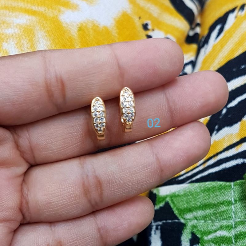 anting titanium asli cantik awet tahan lama