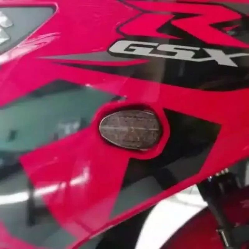 Sen Tempel Lampu Sein Tempel Oval Universal R15,Cbr150r,Gsx,Ninja,R25 &amp; Motor Lain Nya