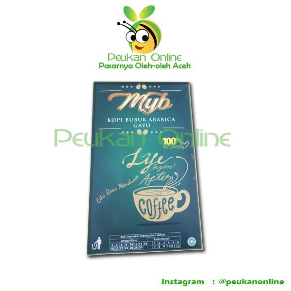 

Kopi Gayo Arabika Gayo Merk MYB 250 gr / Arabica Coffee