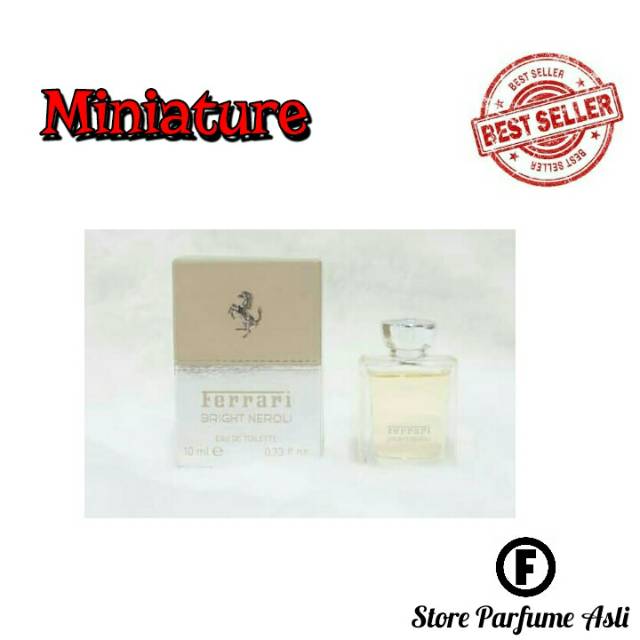 [Miniature] Ferrari Bright Neroli Parfum Pria Edt 10ml Parfum Original