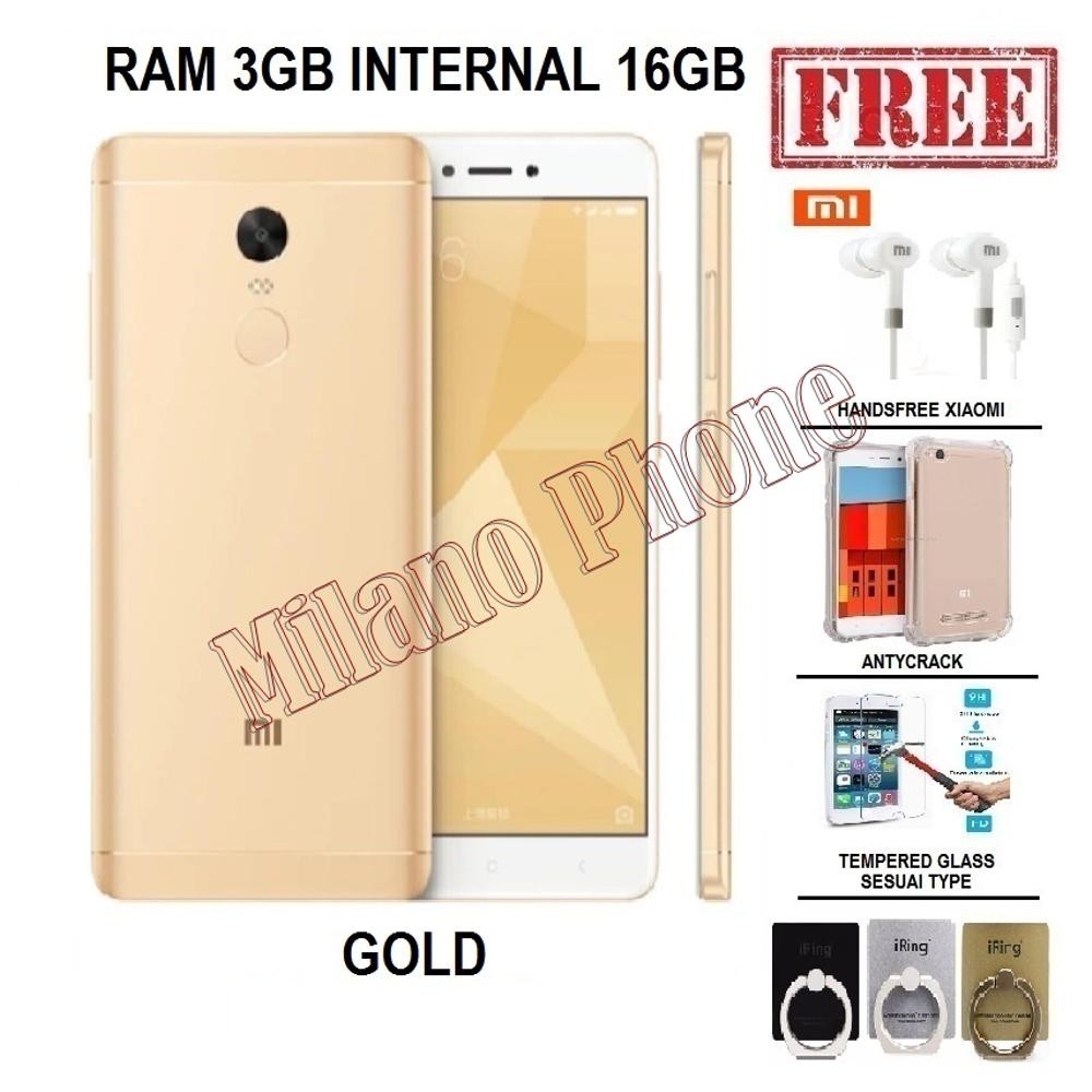 jual Xiaomi Redmi Note 4x Ram 3GB Room 16GB Gold termurah