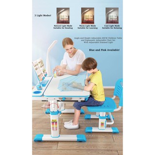 Meja Belajar Anak  dengan Kursi  Ergonomis  Set Meja dan 