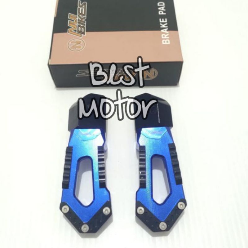 FOOTSTEP STEP BELAKANG NMAX AEROX 155 XMAX LEXI NUI BIKES CNC PIJAKAN KAKI