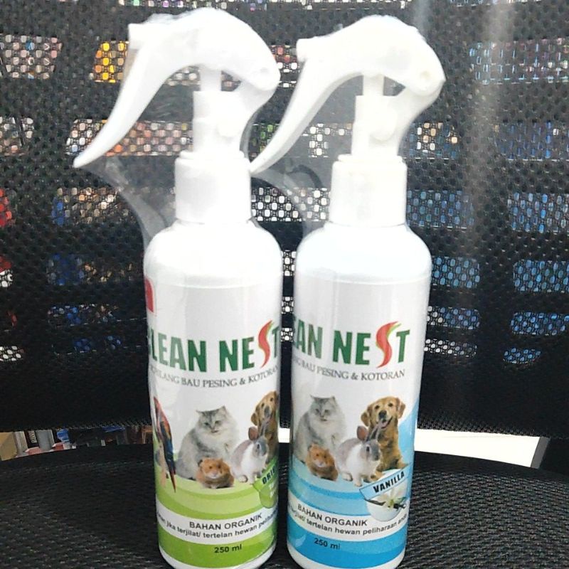 Clean Nest penghilang bau kencing &amp; kotoran 250ml