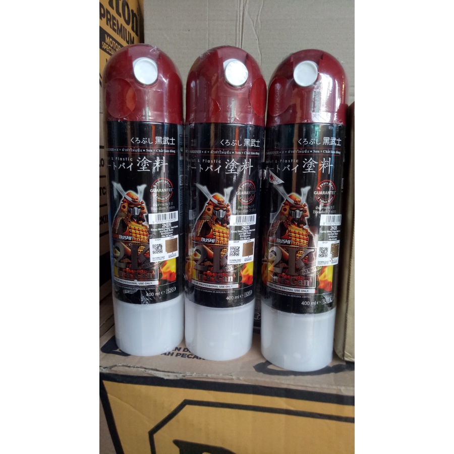 cat semprot samurai pilok pilox samurai epoxy metal primer 2k05 400ml red oxide epoxy metal