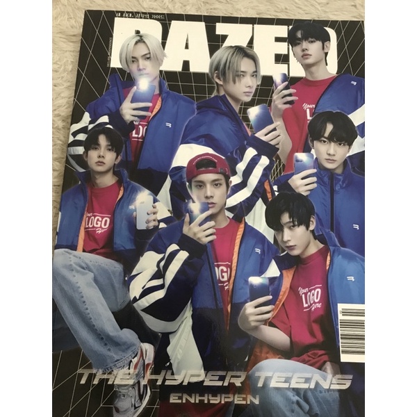 DAZED magazine cover enhypen artikel kim seonho