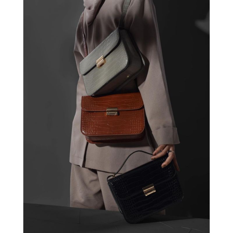 Brooklyn Croco bag by: Local.id