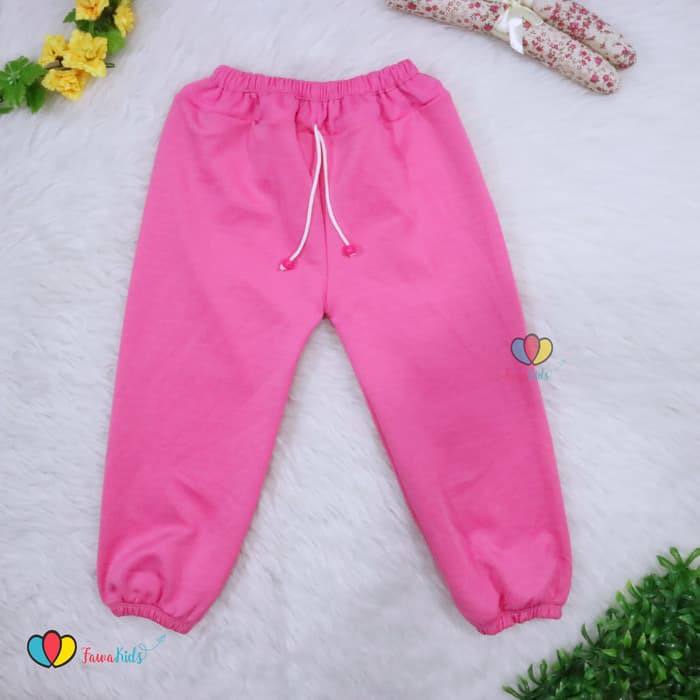Jogger Polos Molly Uk. 5-6 Th / Pants Celana Panjang Anak Cewek Laki