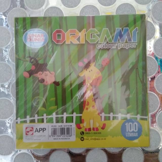 

Origami/kertas lipat Sidu 12*12 100lembar