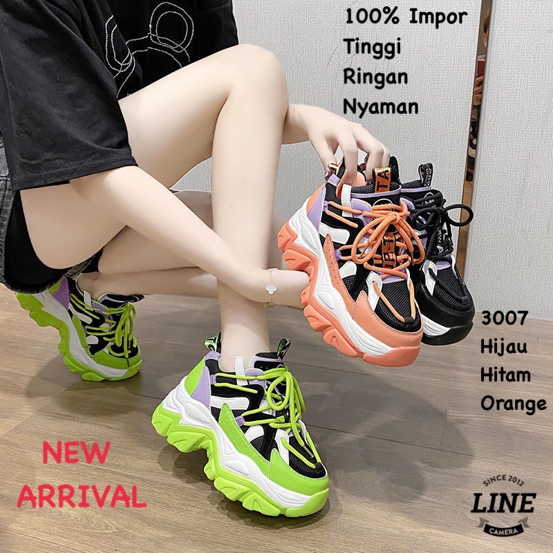 SEPATU WEDGES KOREA 3007