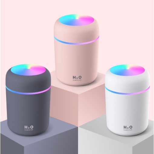 Humidifier Usb Air Diffuser Purifier Pelembab Udara Light Aromatherapy