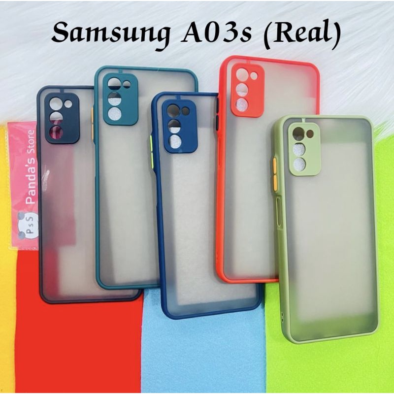 Case Samsung A03s Real My choice Original + Ring Kamera / Pelindung Kamera (PsS)