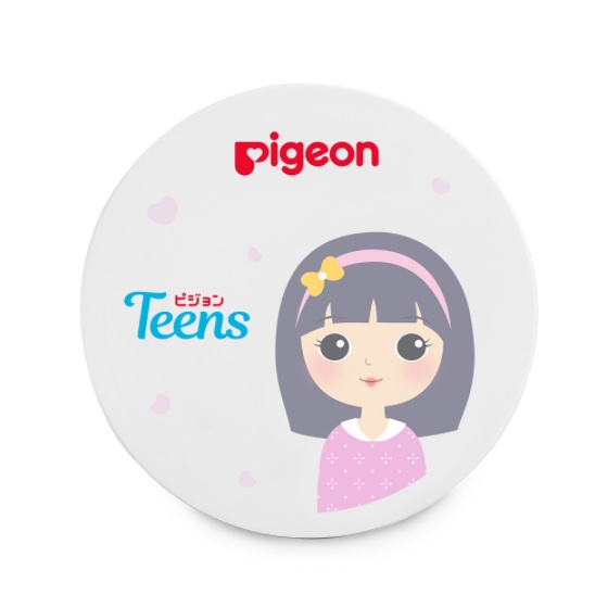 PIGEON Teens Compact Powder Natural Look 14Gr / Bedak Padat Remaja