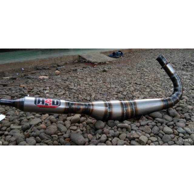 Knalpot Kolong Plat karat For RX King