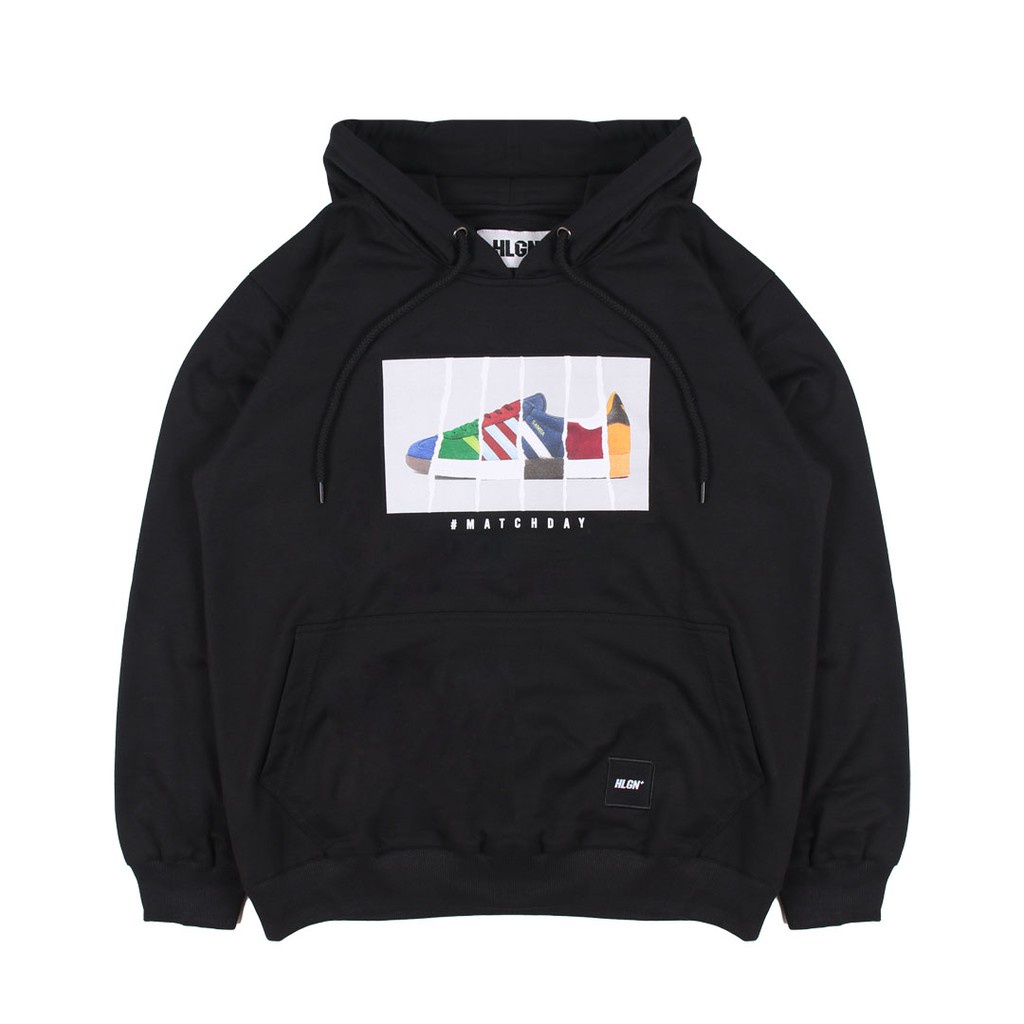 HOODIE HOLIGANS MATCH DAY PREMIUM BLACK