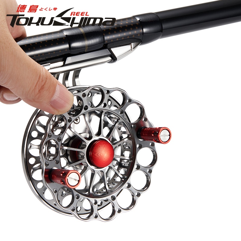 Reel Pancing Fly Fishing 84g / 98g 6 Warna Rasio 2 + 1bb Bahan Stainless Steel Cnc-Machined 1: 1