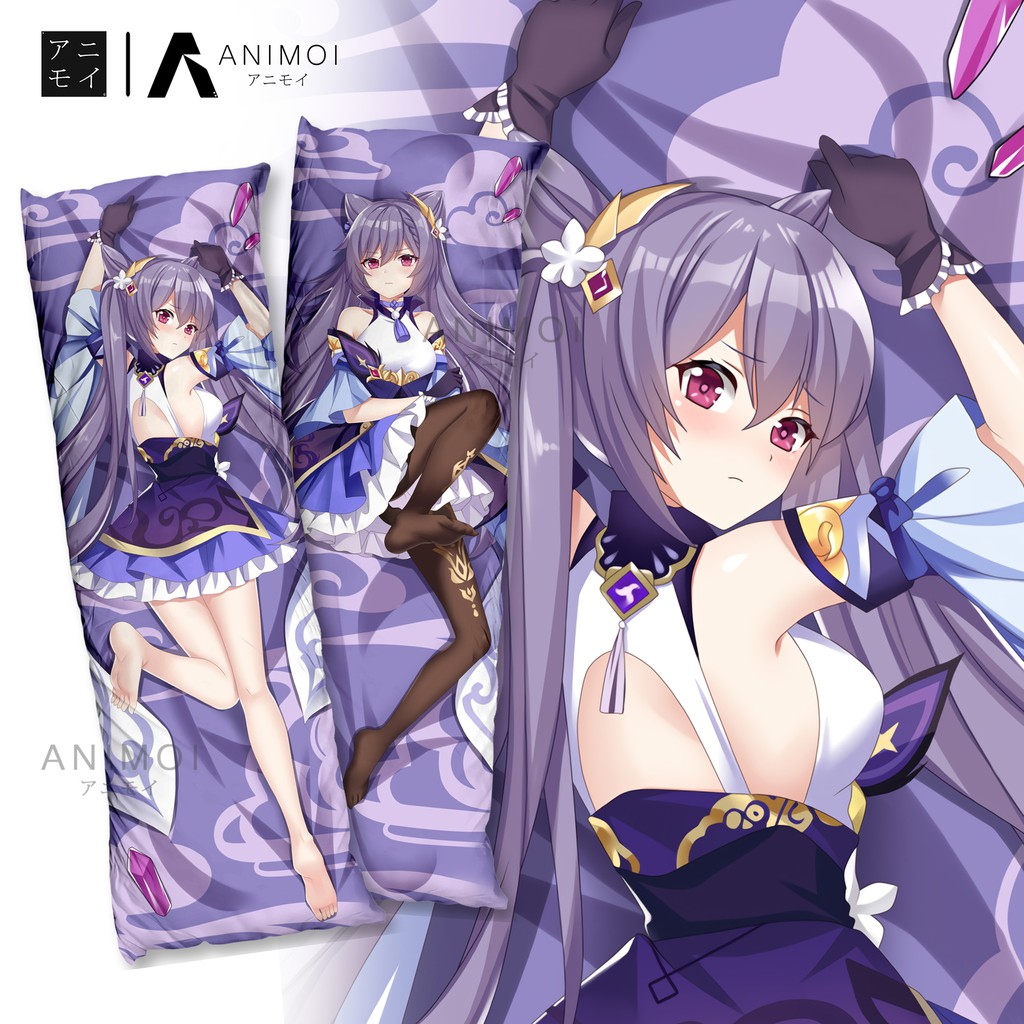 Sarung Bantal Dakimakura Anime Game || Genshin Impact | Keqing