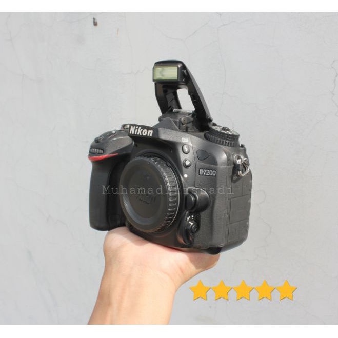 Camera Kamera DSLR Nikon D7200 Body Only Hitam Murah