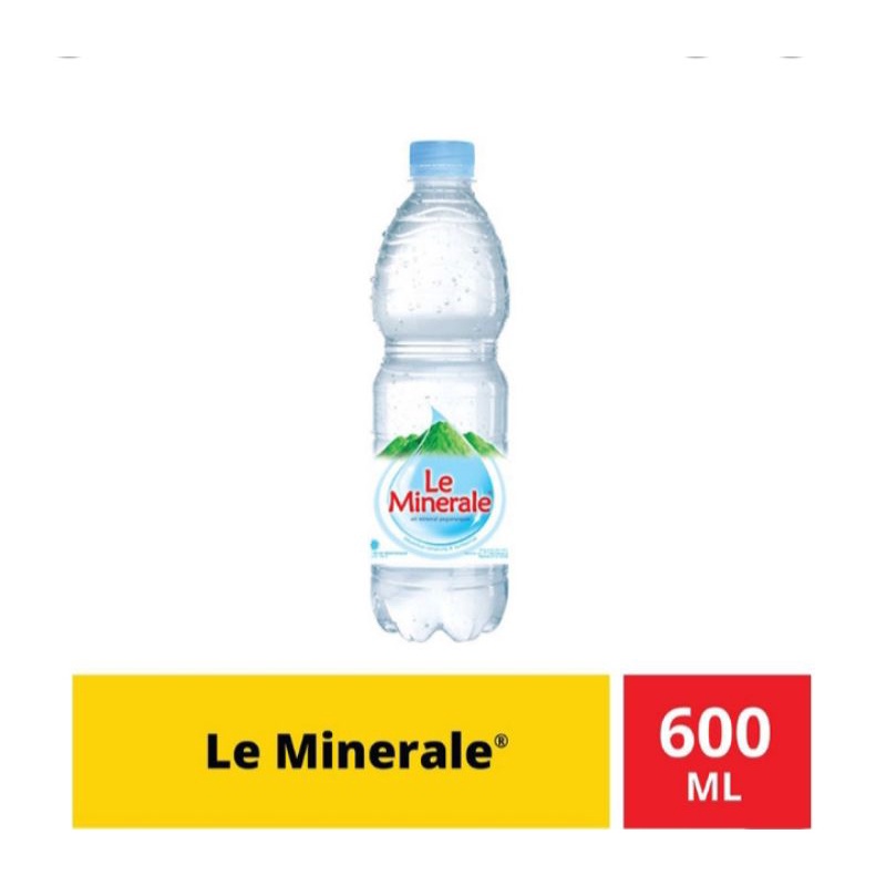 

Le Minerale Air Mineral Pegunungan 600 ml