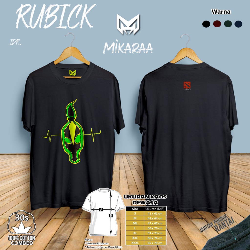 Kaos Distro Game Dota 2 Rubick Cotton Combed 30s