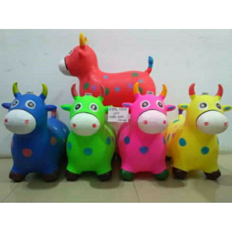 JUMPING ANIMAL MUSIC/ KUDA-KUDAAN KARET (ada suara dan lampu)