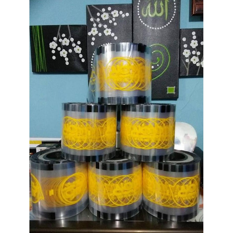 FIKA Plastik Lid Cup Sealer Sablon Custom / Desain Custom