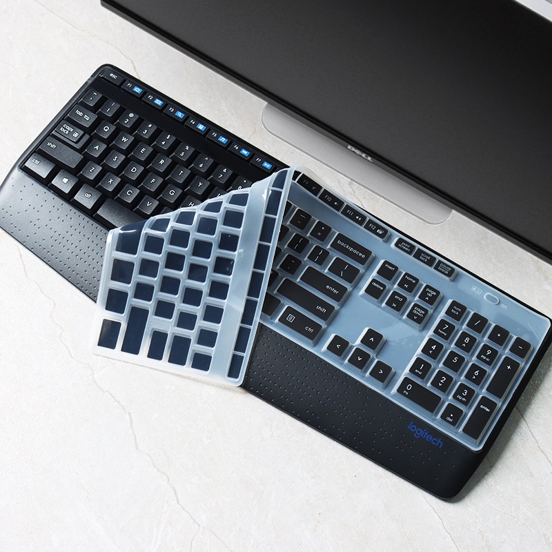 Cover Pelindung Keyboard Wireless Logitech Mk345 K345 Bahan Silikon Tahan Air