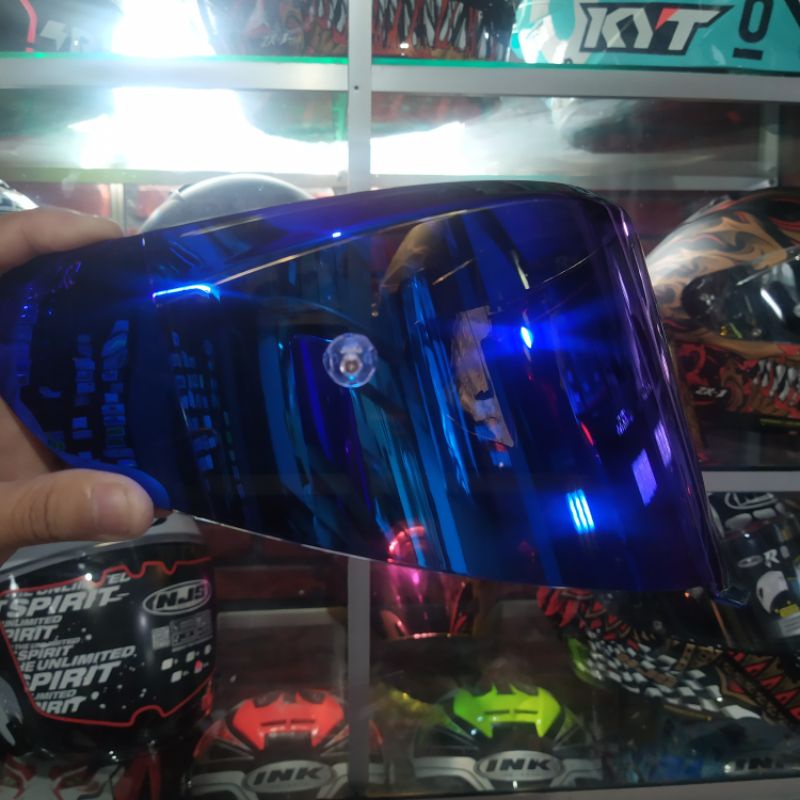 Flat Visor Njs Zx 1 all varian Visor Flat Njs Zx 1R visor iridium njs zx 1r