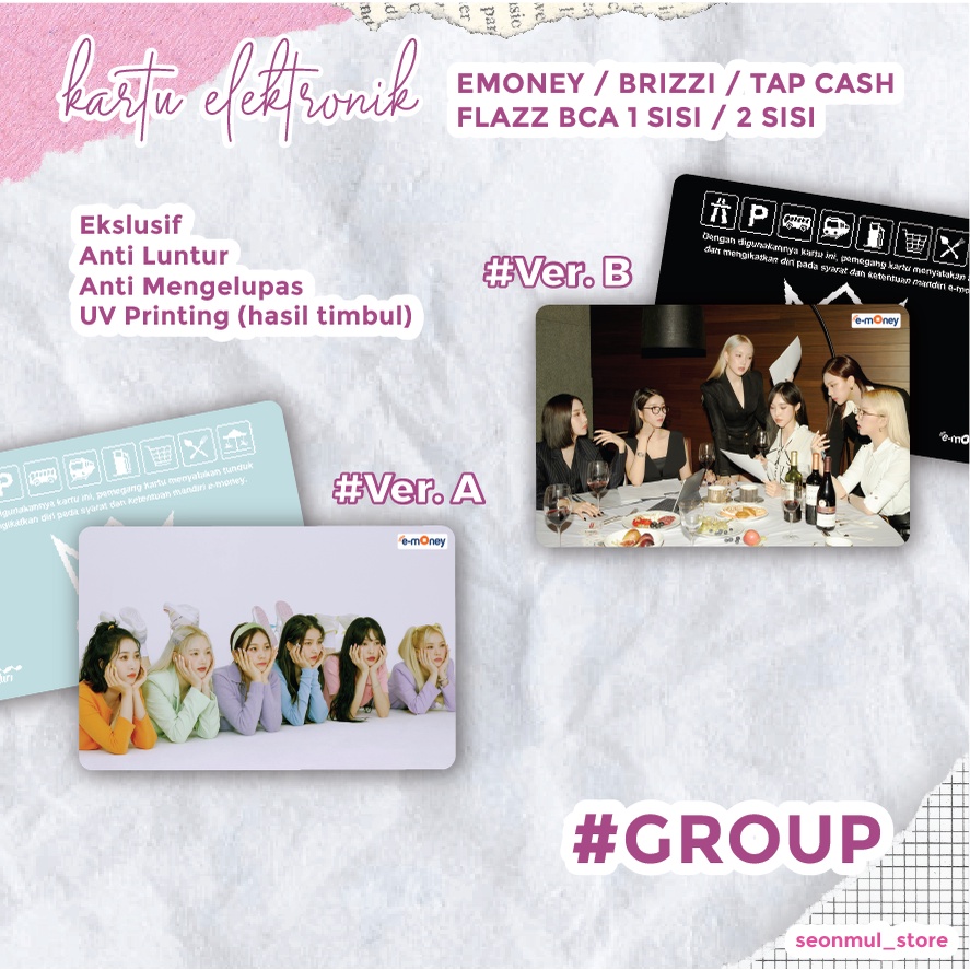 EMONEY / TAP CASH / BRIZZI / FLAZZ GFRIEND / G FRIEND