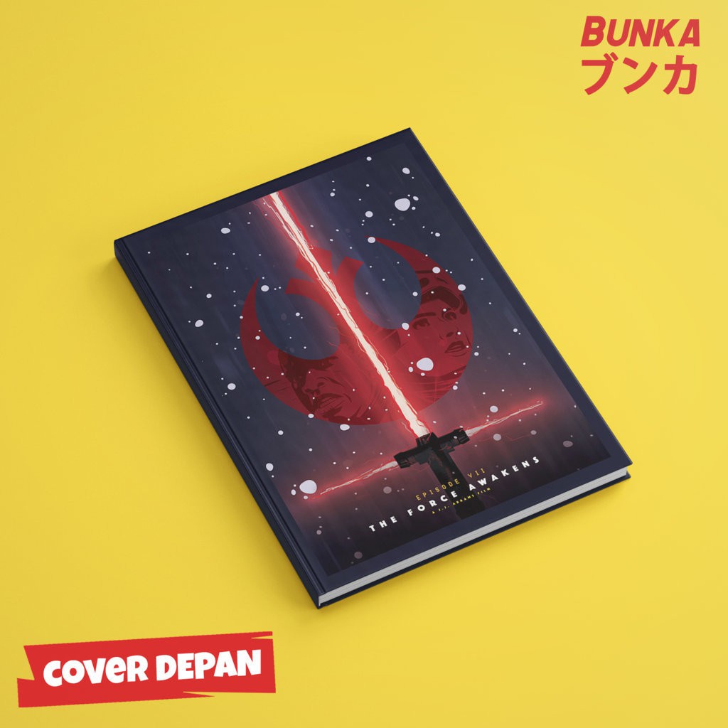 

Notebook Hardcover Star Wars 6A Ukuran A5 Buku Tulis Catatan Note Agenda Planner Jurnal Gift Couple