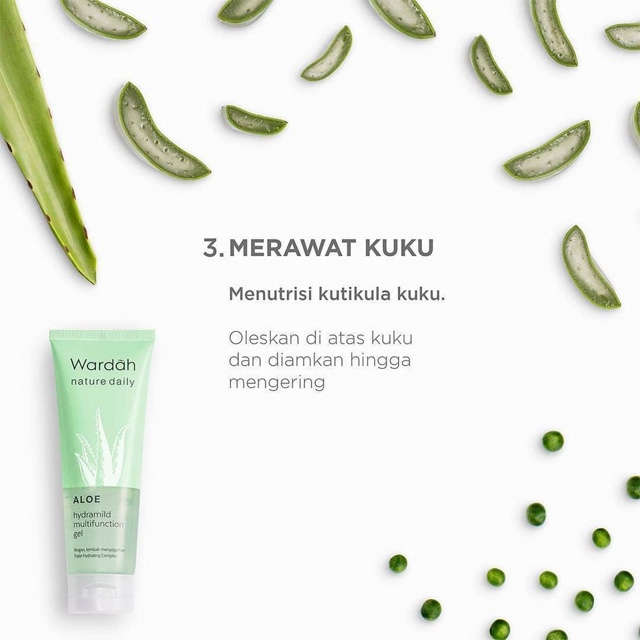 ❤ BELIA ❤ WARDAH Nature Daily Aloe Hydramild | Essence Toner | Multi Gel Face Wash Moisturizer Cream Serum Hand