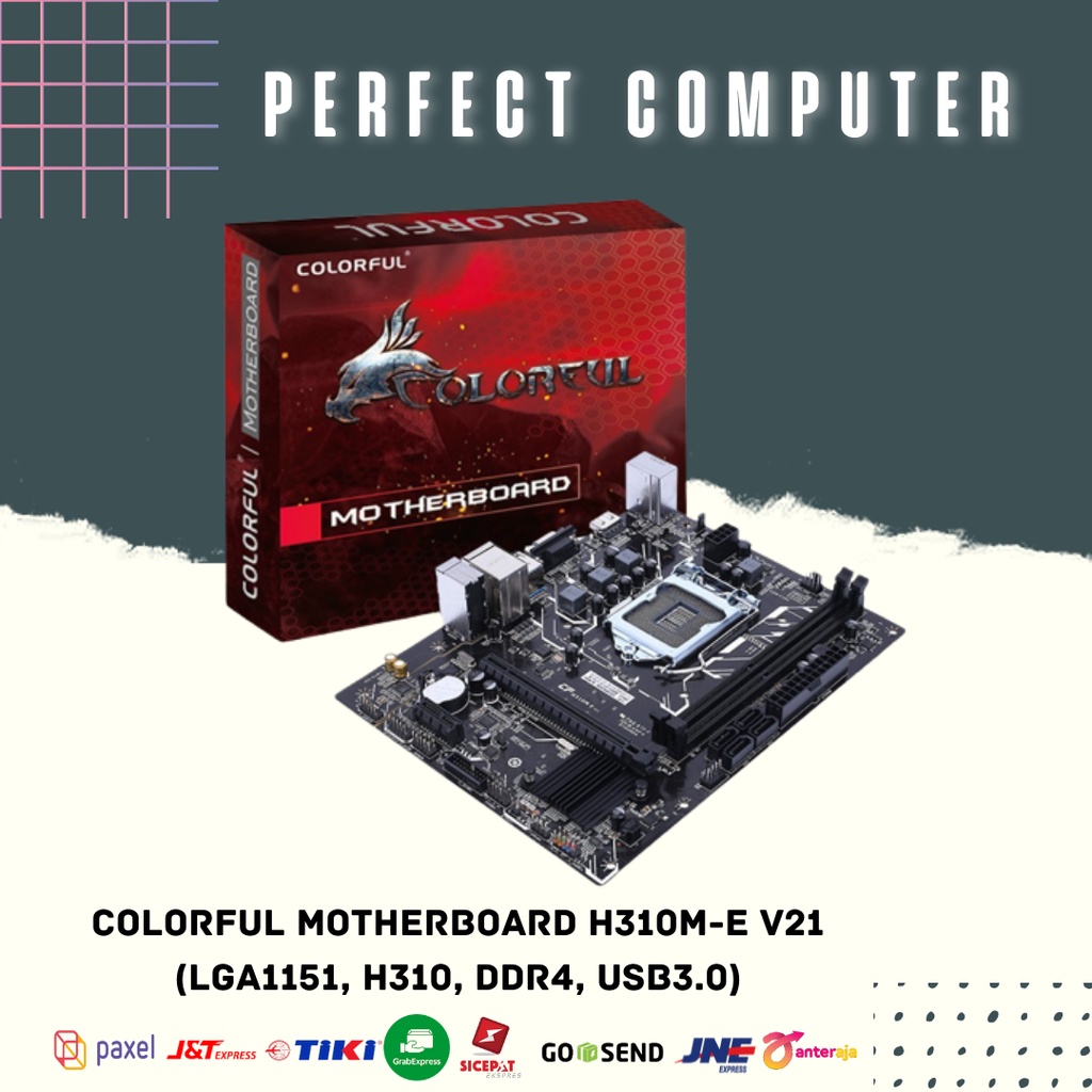 COLORFUL Motherboard H310M-E V21 (LGA1151, H310, DDR4, USB3.0)
