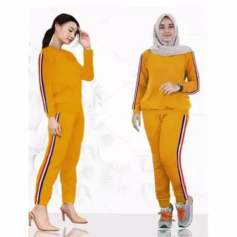 VGN SETELAN OLAHRAGA 01 LINA  / SETELAN TERLARIS / SETELAN TERMURA / MOTIF PITA NO SABLON