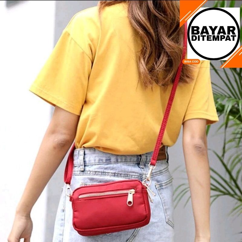 Tas Selempang Dompet Tali Panjang Cluth Wanita Csquare 0919