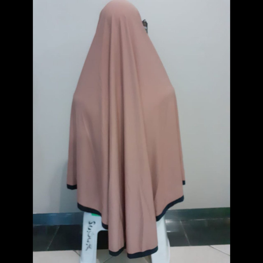 JILBAB BERGO Kerudung hijab khimar krudung INSTAN JERSEY P XL