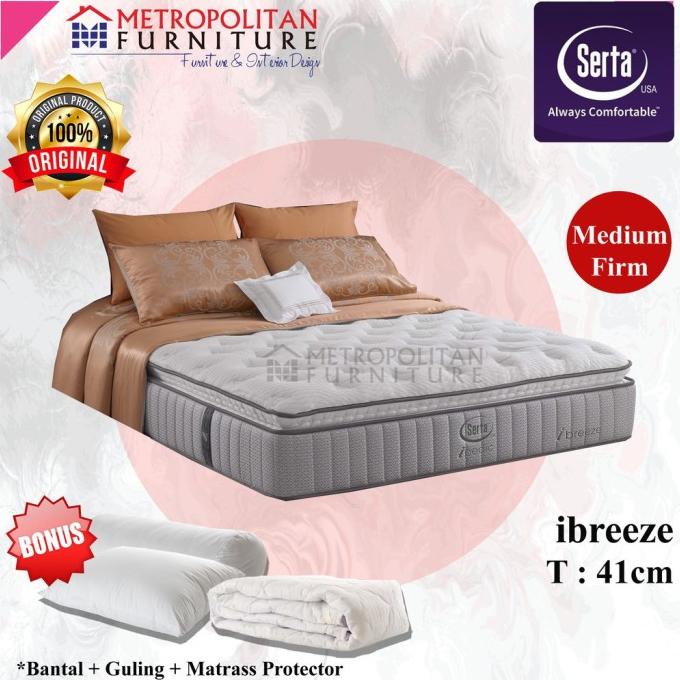 KASUR SPRINGBED SERTA IBREEZE SPRING BED MATRAS DG61464EZ