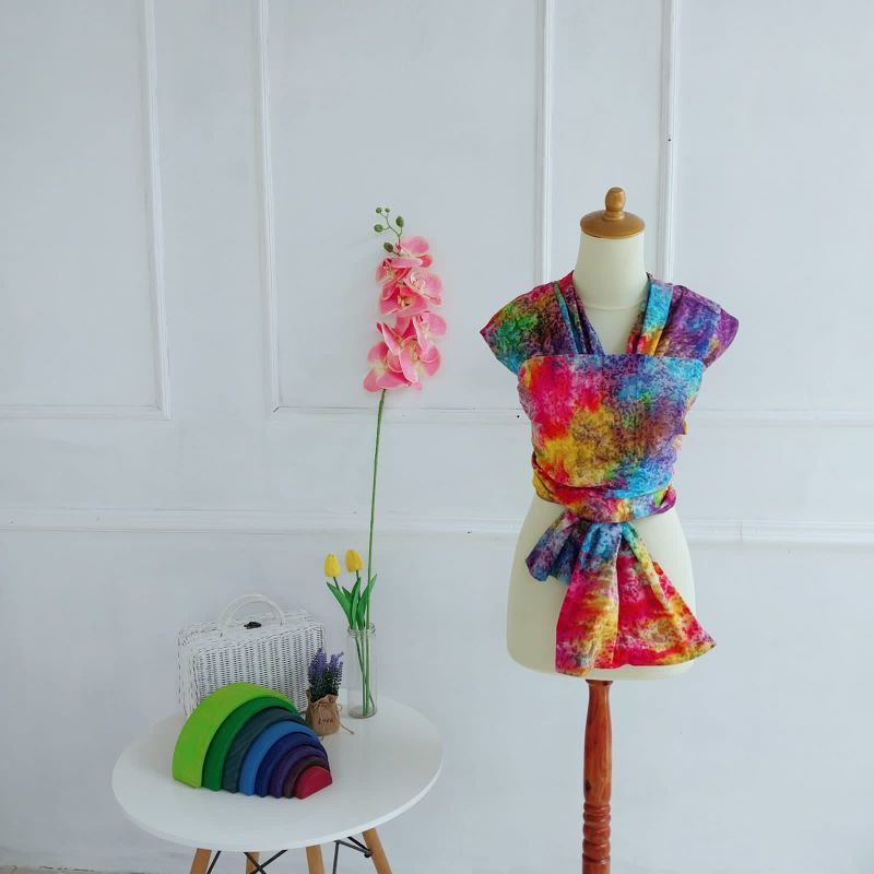 Jarik Kawung + Gendongan Kain Jarik Motif Cantik