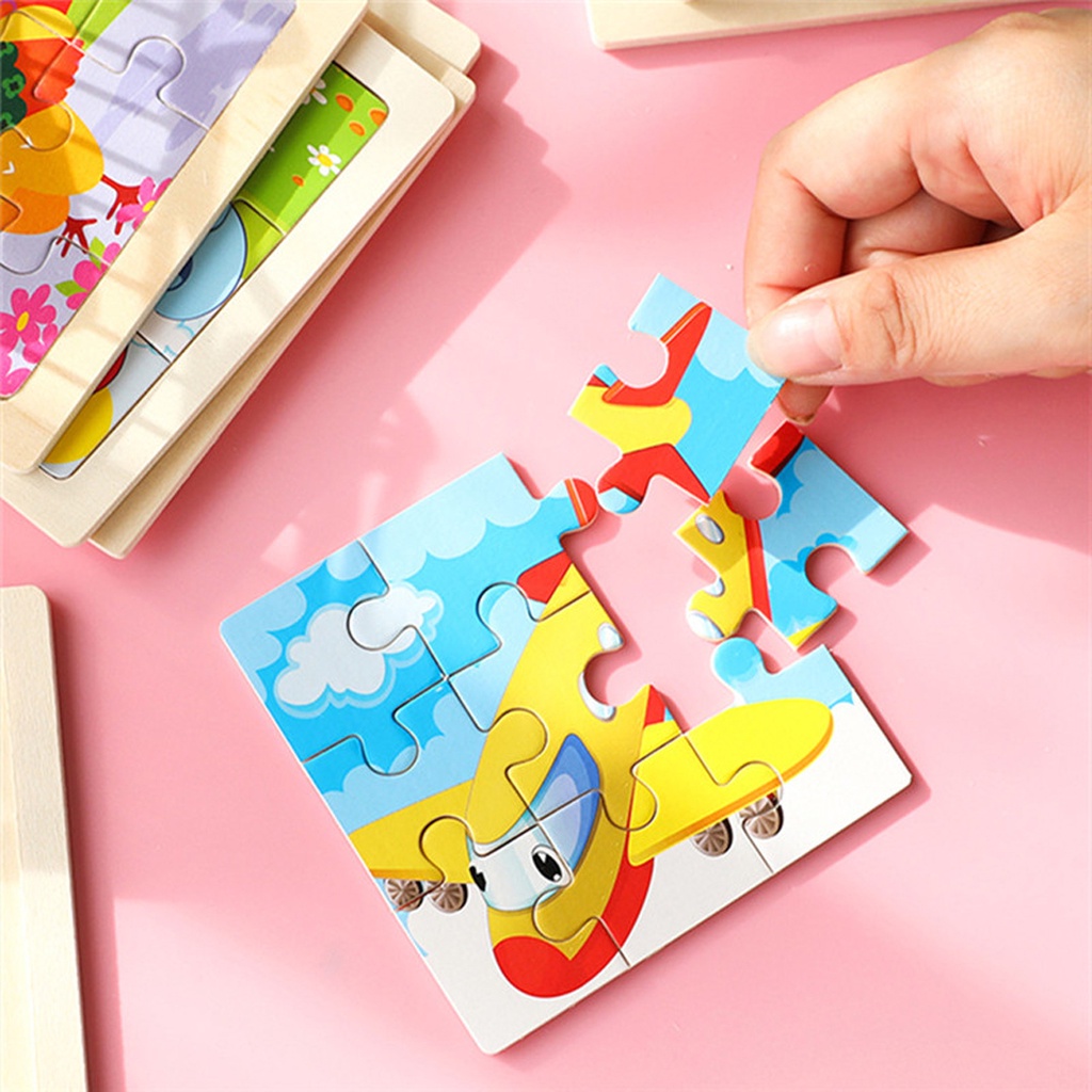 ❤GTB❤ WOODEN PUZZLE /puzzle kayu jigsaw / mainan puzzle kayu anak T002