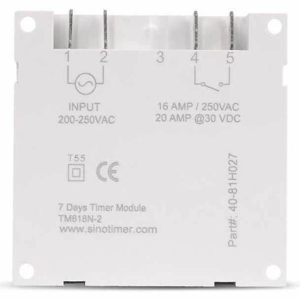 Nikmati Sinotimer Programmable Timer Switch Relay 220V Ac - Tm618N-2 Putih Diskon
