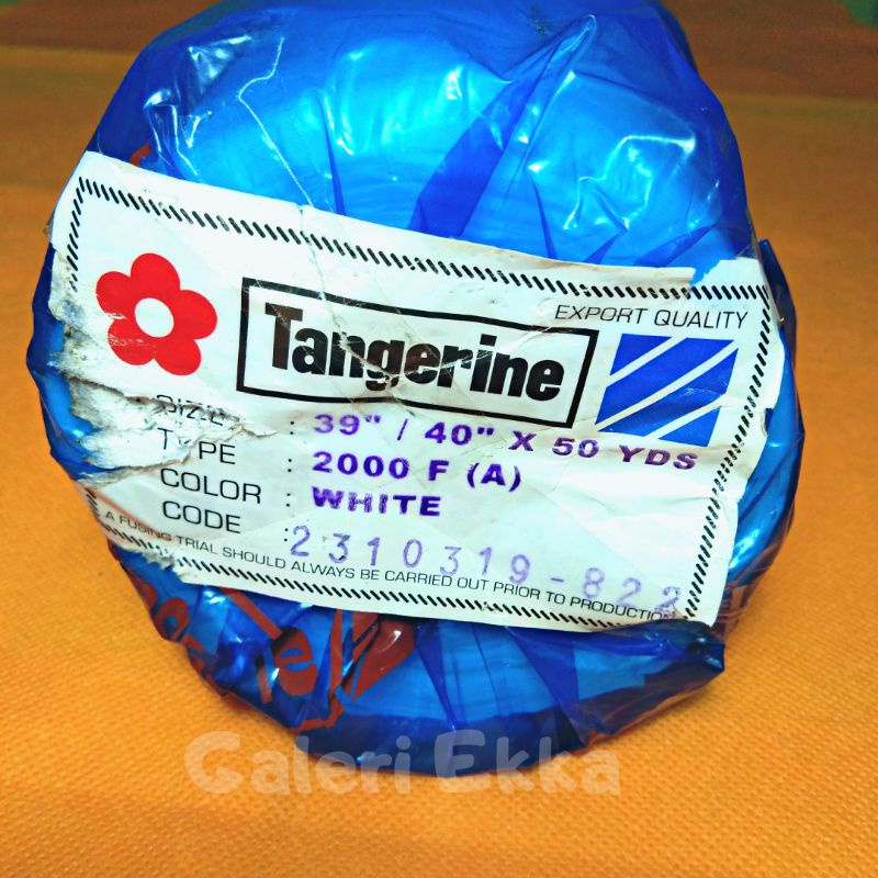 Kain Vislin Lem 2000F (A) / Kain Kapas Lem / Kain Fislin Tangerine