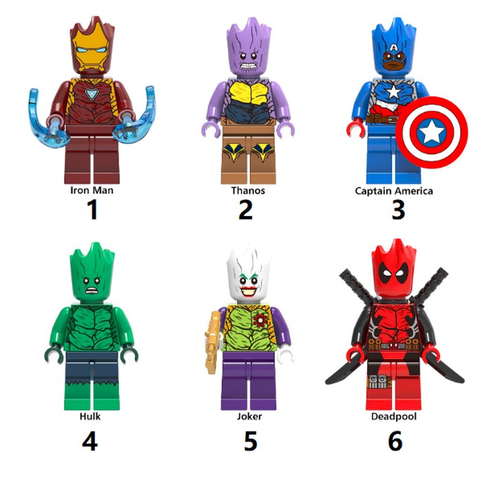 lego hulk and thanos